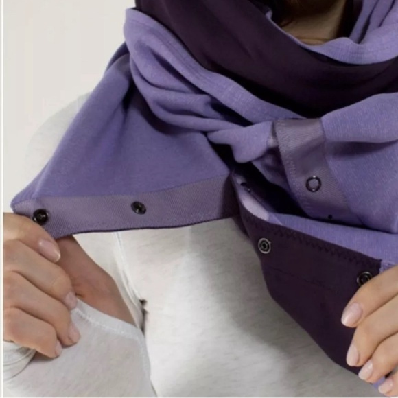 Lululemon Vinyasa Scarf Purple Multi Rulu Zinfandel - Picture 2 of 11